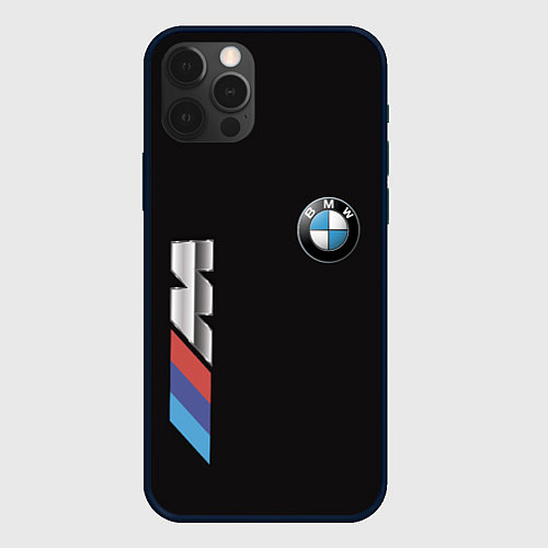 Чехол iPhone 12 Pro BMW / 3D-Черный – фото 1