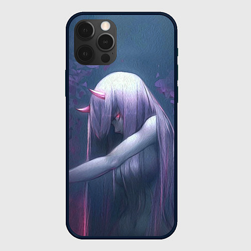 Чехол iPhone 12 Pro DARLING IN THE FRANXX / 3D-Черный – фото 1