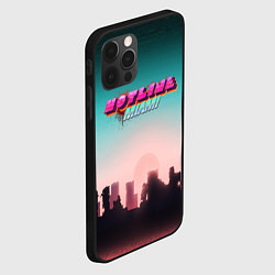 Чехол для iPhone 12 Pro HOTLINE MIAMI, цвет: 3D-черный — фото 2