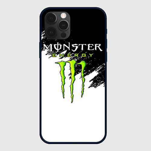 Чехол iPhone 12 Pro MONSTER ENERGY / 3D-Черный – фото 1