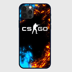 Чехол для iPhone 12 Pro CS GO, цвет: 3D-черный