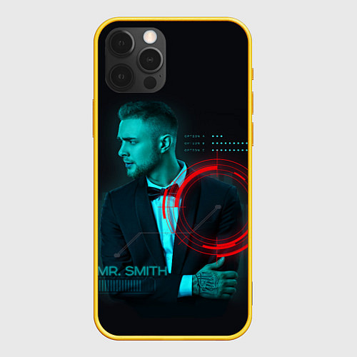 Чехол iPhone 12 Pro Егор Крид Mr Smith / 3D-Желтый – фото 1