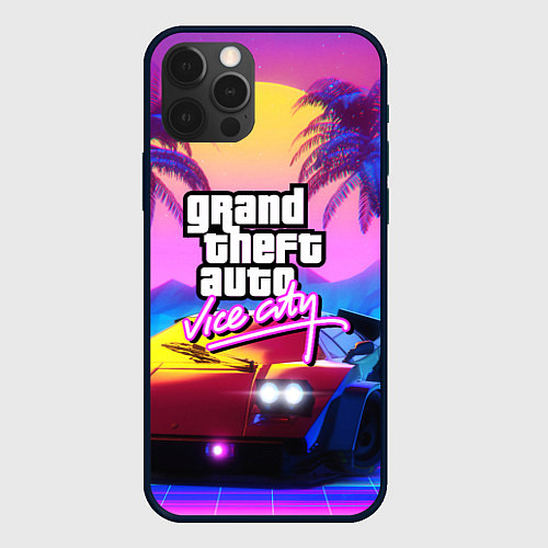 Чехол iPhone 12 Pro GTA 2020 / 3D-Черный – фото 1