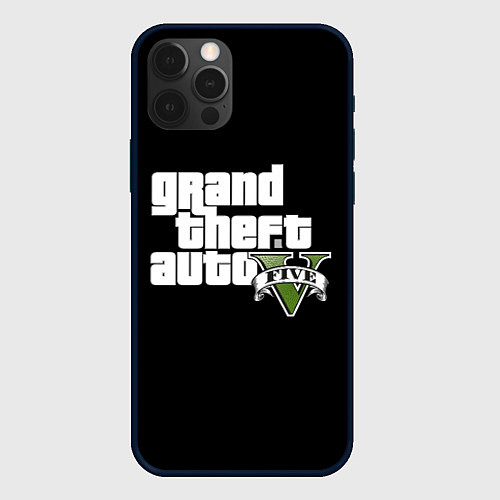 Чехол iPhone 12 Pro GTA 5 / 3D-Черный – фото 1