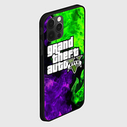 Чехол для iPhone 12 Pro GTA 5, цвет: 3D-черный — фото 2