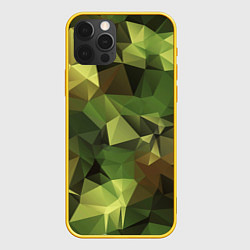 Чехол для iPhone 12 Pro МИЛИТАРИ, цвет: 3D-желтый