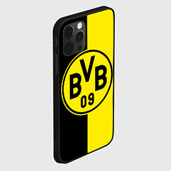 Чехол для iPhone 12 Pro BORUSSIA, цвет: 3D-черный — фото 2