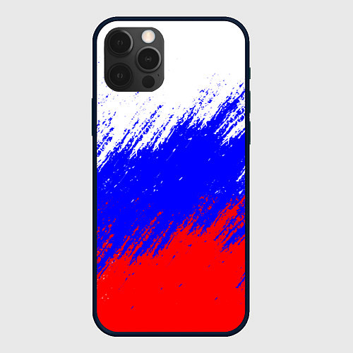 Чехол iPhone 12 Pro Россия / 3D-Черный – фото 1