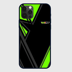 Чехол для iPhone 12 Pro Skoda RS Z, цвет: 3D-черный