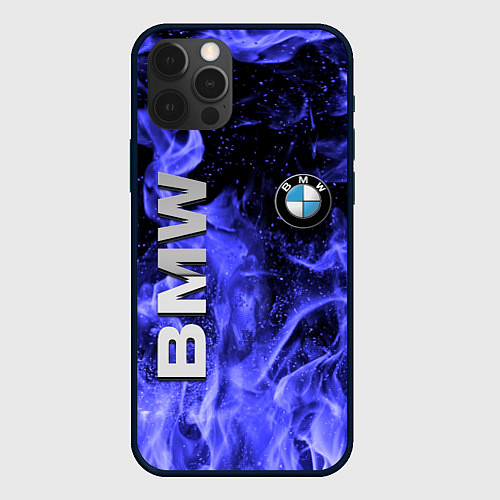 Чехол iPhone 12 Pro BMW / 3D-Черный – фото 1