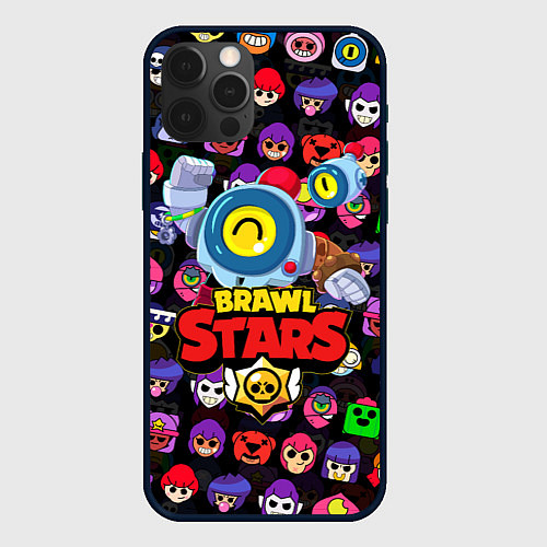 Чехол iPhone 12 Pro BRAWL STARS NANI / 3D-Черный – фото 1