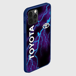 Чехол для iPhone 12 Pro TOYOTA, цвет: 3D-тёмно-синий — фото 2