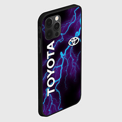 Чехол для iPhone 12 Pro TOYOTA, цвет: 3D-черный — фото 2