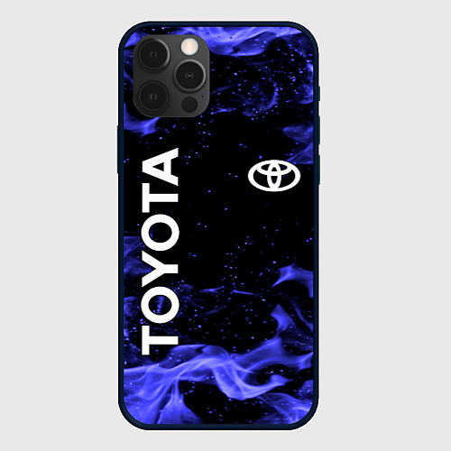 Чехол iPhone 12 Pro TOYOTA / 3D-Черный – фото 1