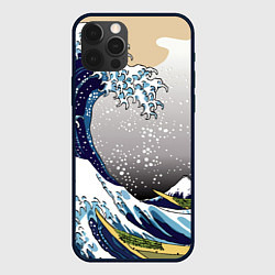 Чехол для iPhone 12 Pro The great wave off kanagawa, цвет: 3D-черный