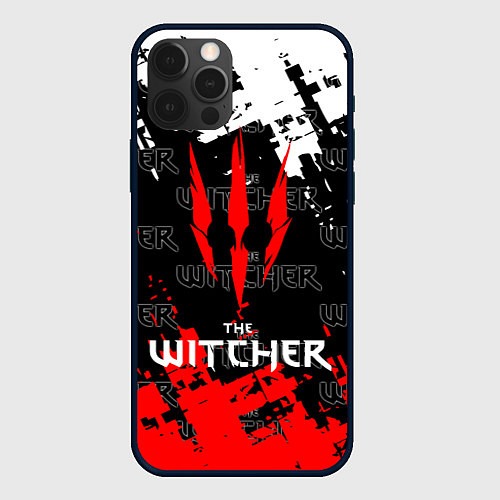 Чехол iPhone 12 Pro The Witcher / 3D-Черный – фото 1