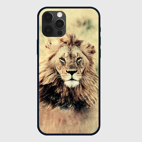 Чехол iPhone 12 Pro Lion King / 3D-Черный – фото 1