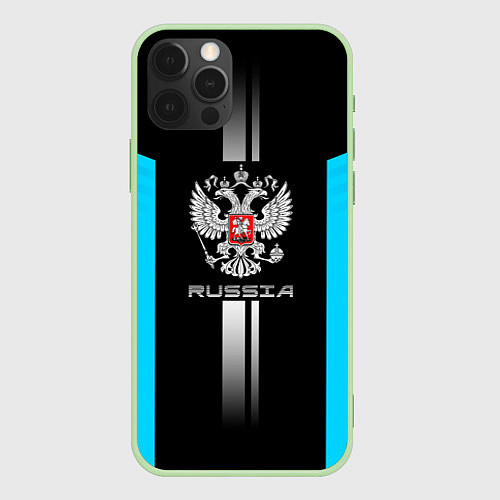 Чехол iPhone 12 Pro Russia / 3D-Салатовый – фото 1