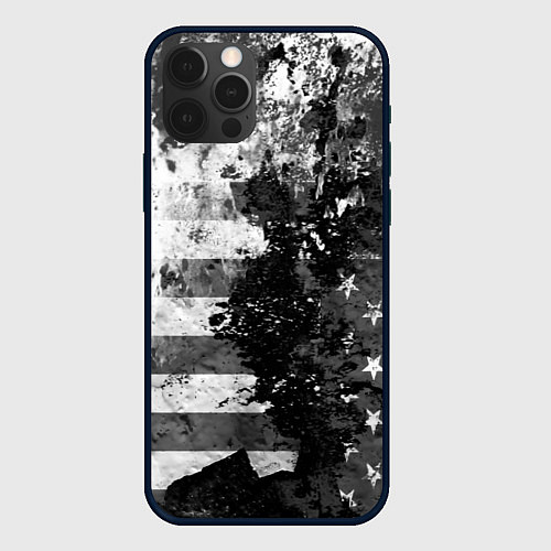 Чехол iPhone 12 Pro США / 3D-Черный – фото 1