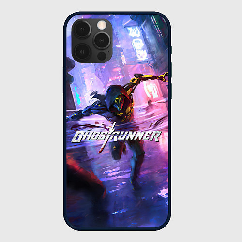 Чехол iPhone 12 Pro Ghostrunner / 3D-Черный – фото 1