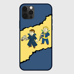 Чехол для iPhone 12 Pro Fallout New Vegas Boys, цвет: 3D-черный