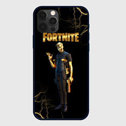 Чехол для iPhone 12 Pro Gold Midas Fortnite 2, цвет: 3D-черный