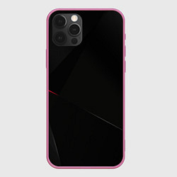 Чехол для iPhone 12 Pro DARK, цвет: 3D-малиновый