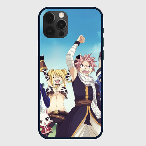 Чехол iPhone 12 Pro FAIRY TAIL ХВОСТ ФЕИ / 3D-Черный – фото 1