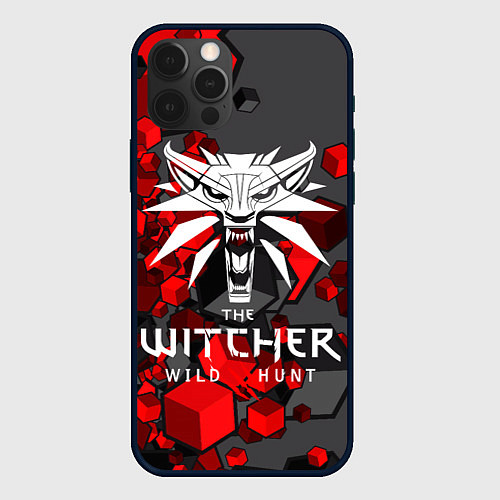 Чехол iPhone 12 Pro The Witcher / 3D-Черный – фото 1