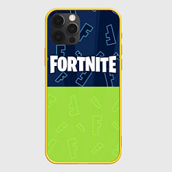 Чехол для iPhone 12 Pro FORTNITE ФОРТНАЙТ, цвет: 3D-желтый