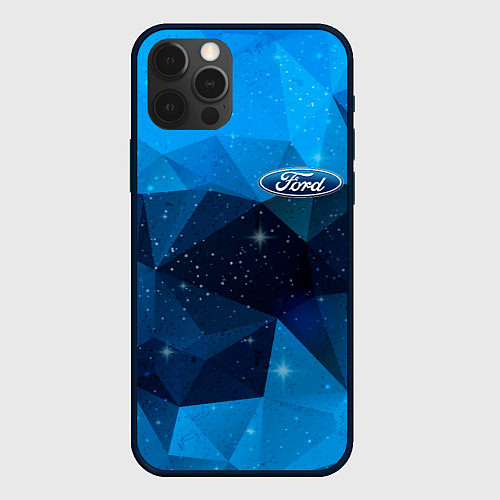 Чехол iPhone 12 Pro FORD / 3D-Черный – фото 1