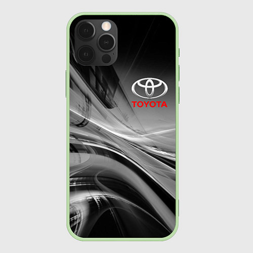 Чехол iPhone 12 Pro TOYOTA / 3D-Салатовый – фото 1