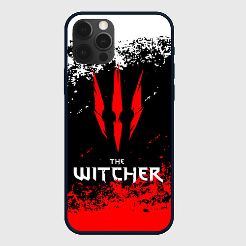 Чехол iPhone 12 Pro The Witcher / 3D-Черный – фото 1