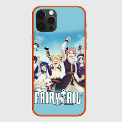 Чехол для iPhone 12 Pro FAIRY TAIL ХВОСТ ФЕИ, цвет: 3D-красный