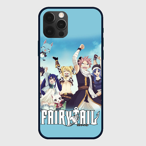 Чехол iPhone 12 Pro FAIRY TAIL ХВОСТ ФЕИ / 3D-Черный – фото 1