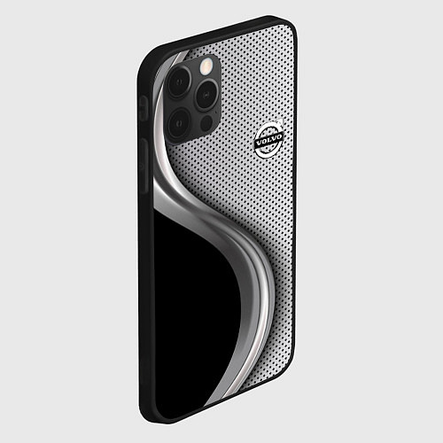 Чехол iPhone 12 Pro VOLVO / 3D-Черный – фото 2