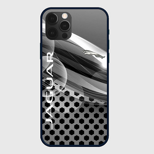 Чехол iPhone 12 Pro JAGUAR / 3D-Черный – фото 1