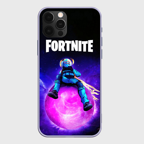 Чехол iPhone 12 Pro FORTNITE ASTROJACK / 3D-Светло-сиреневый – фото 1