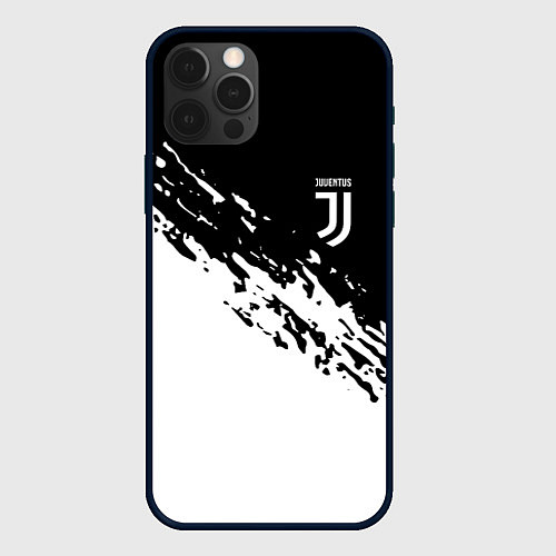 Чехол iPhone 12 Pro JUVENTUS / 3D-Черный – фото 1