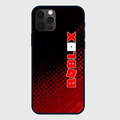 Чехол iPhone 12 Pro Roblox / 3D-Черный – фото 1