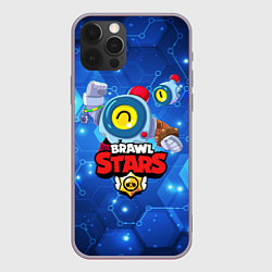 Чехол для iPhone 12 Pro BRAWL STARS NANI НАНИ, цвет: 3D-серый