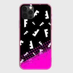 Чехол для iPhone 12 Pro FORTNITE ФОРТНАЙТ, цвет: 3D-малиновый