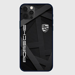 Чехол для iPhone 12 Pro PORSCHE, цвет: 3D-черный