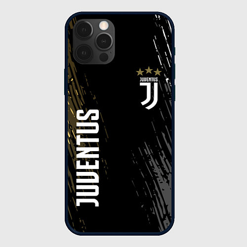 Чехол iPhone 12 Pro JUVENTUS / 3D-Черный – фото 1