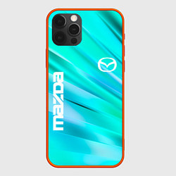 Чехол для iPhone 12 Pro MAZDA, цвет: 3D-красный