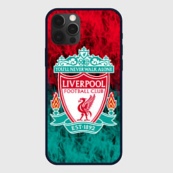 Чехол для iPhone 12 Pro LIVERPOOL, цвет: 3D-черный