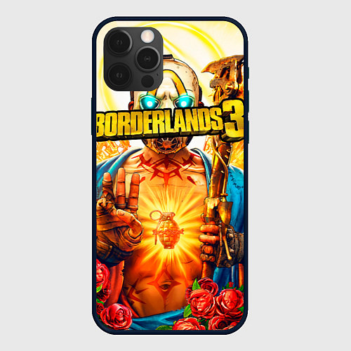 Чехол iPhone 12 Pro Borderlands 3 / 3D-Черный – фото 1