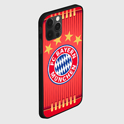 Чехол для iPhone 12 Pro BAYERN MUNCHEN, цвет: 3D-черный — фото 2