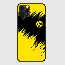 Чехол для iPhone 12 Pro BORUSSIA, цвет: 3D-тёмно-синий