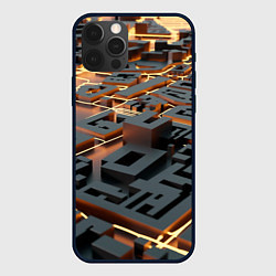 Чехол iPhone 12 Pro 3D абстрактная схема